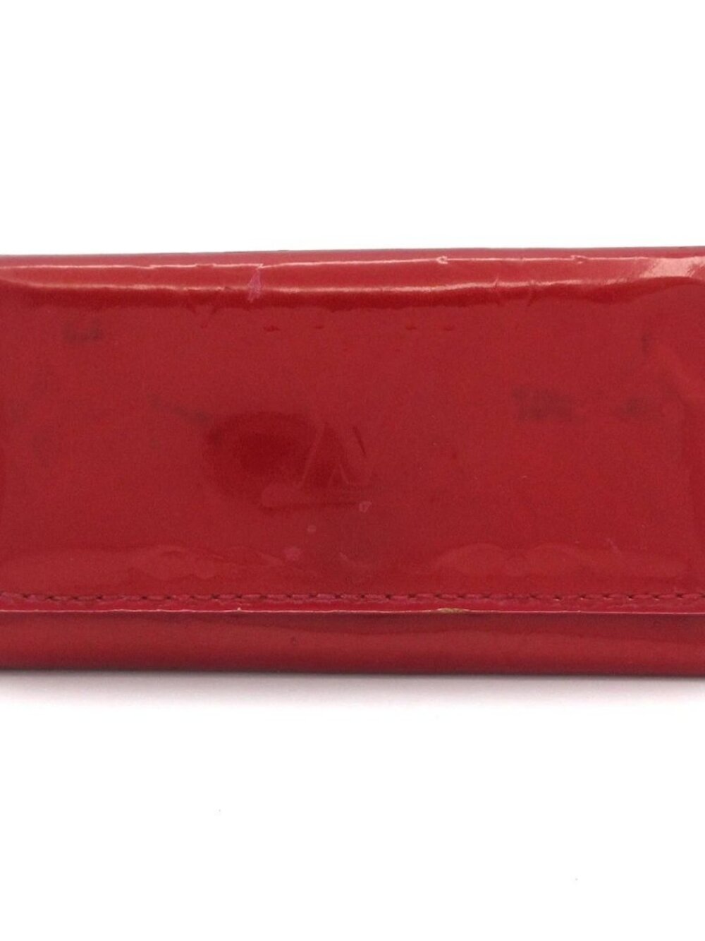 LOUIS VUITTON Multicles 4 M91542 Rouge Fauviste Monogram Vernis - CA1088 - Picture 1 of 7